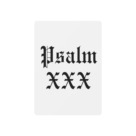 Psalm XXX Playing Cards