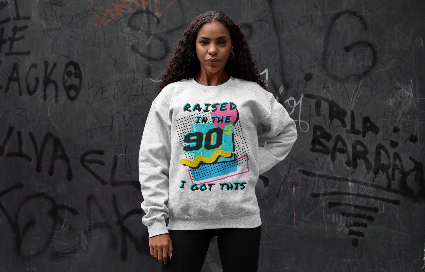 Raised in the 90"s Crew Neck